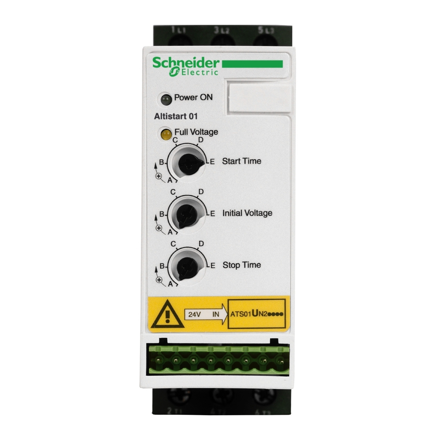 ATSU01N212LT ATSU01 Integrated Bypass Soft Starter, IP20 Enclosure