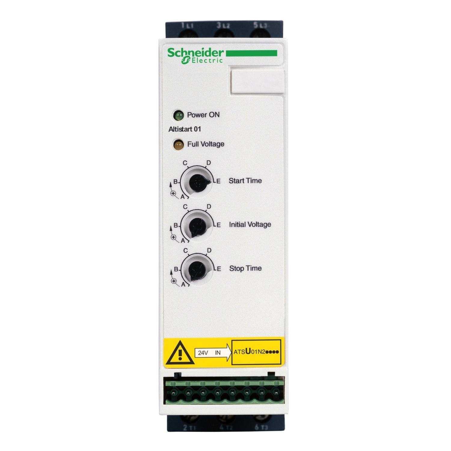 soft starter for asynchronous motor, Altistart U01, TeSys U, ATSU01, 32A, 200 to 480V, 7.5 to 15kW