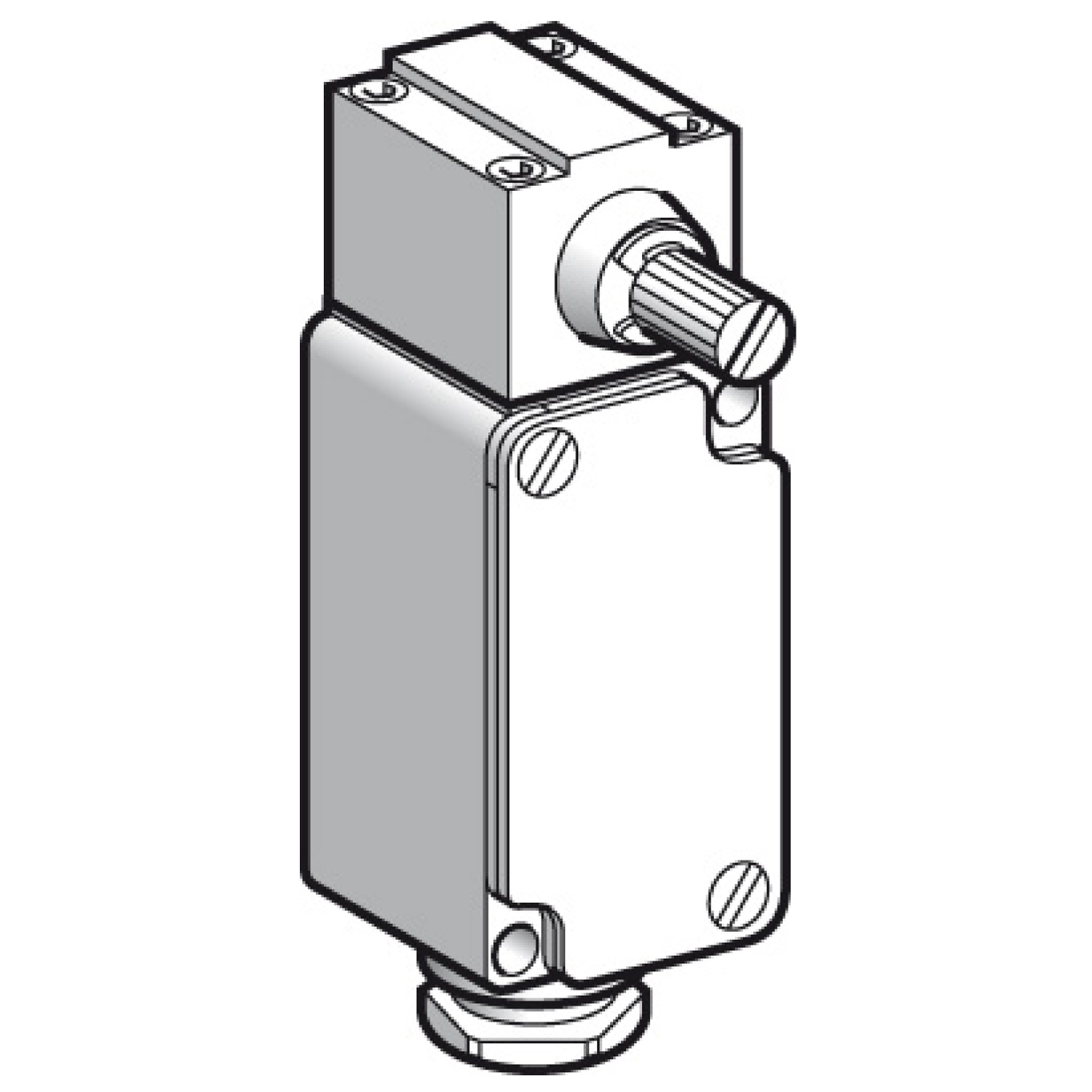 XC2JC101 OsiSense Fixed Limit Switch, 600 V DC, 10 A, Roller Lever Actuator, 1 Poles