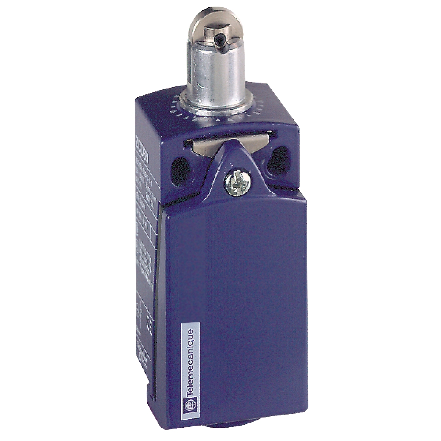 XCKD2102N12 XCKD Standard Linear Plunger Actuated Limit Switch, 240 V AC/250 V DC, 10 A, Spring Return Roller Plunger Actuator, 1NO-1NC Contact, 2 Poles