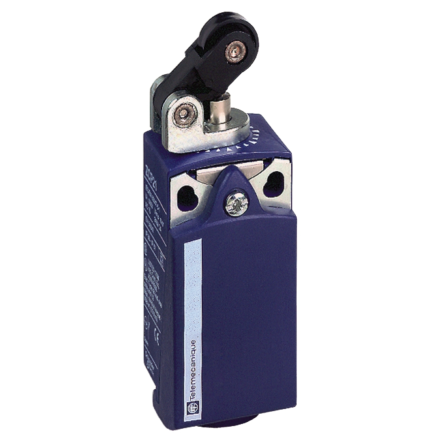 XCKP2121G11 OsiSense Compact Fixed Light Duty Standard Format Limit Switch, 240 V AC/250 V DC, 10 A, 1-Way Horizontal Roller Actuator, 1NO-1NC Contact, 2 Poles