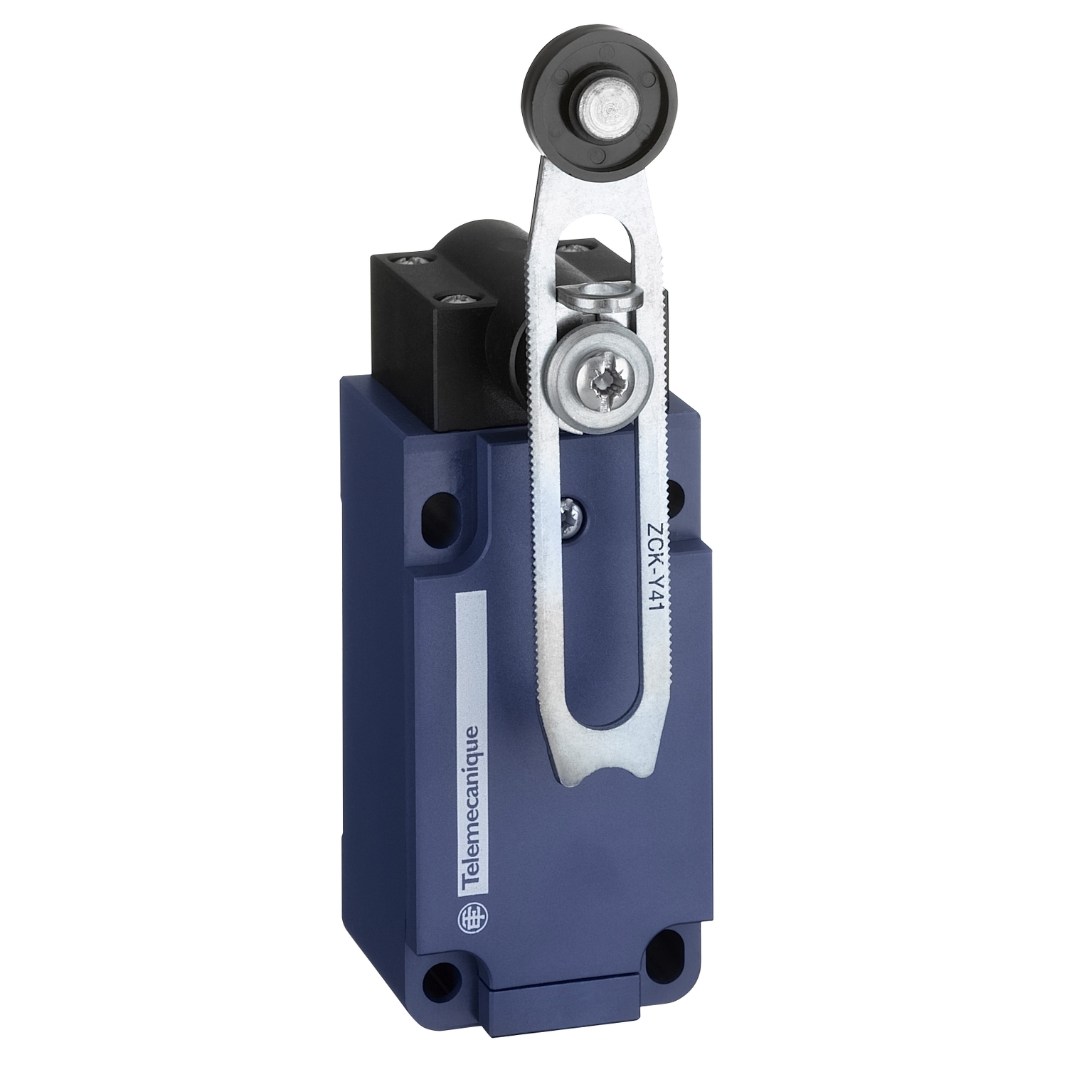 XCKS141 OsiSense Fixed Heavy Duty Standard Classic Limit Switch, 240 V AC, 10 A, Spring Return Roller Lever Actuator, 1NO-1NC Contact, 2 Poles