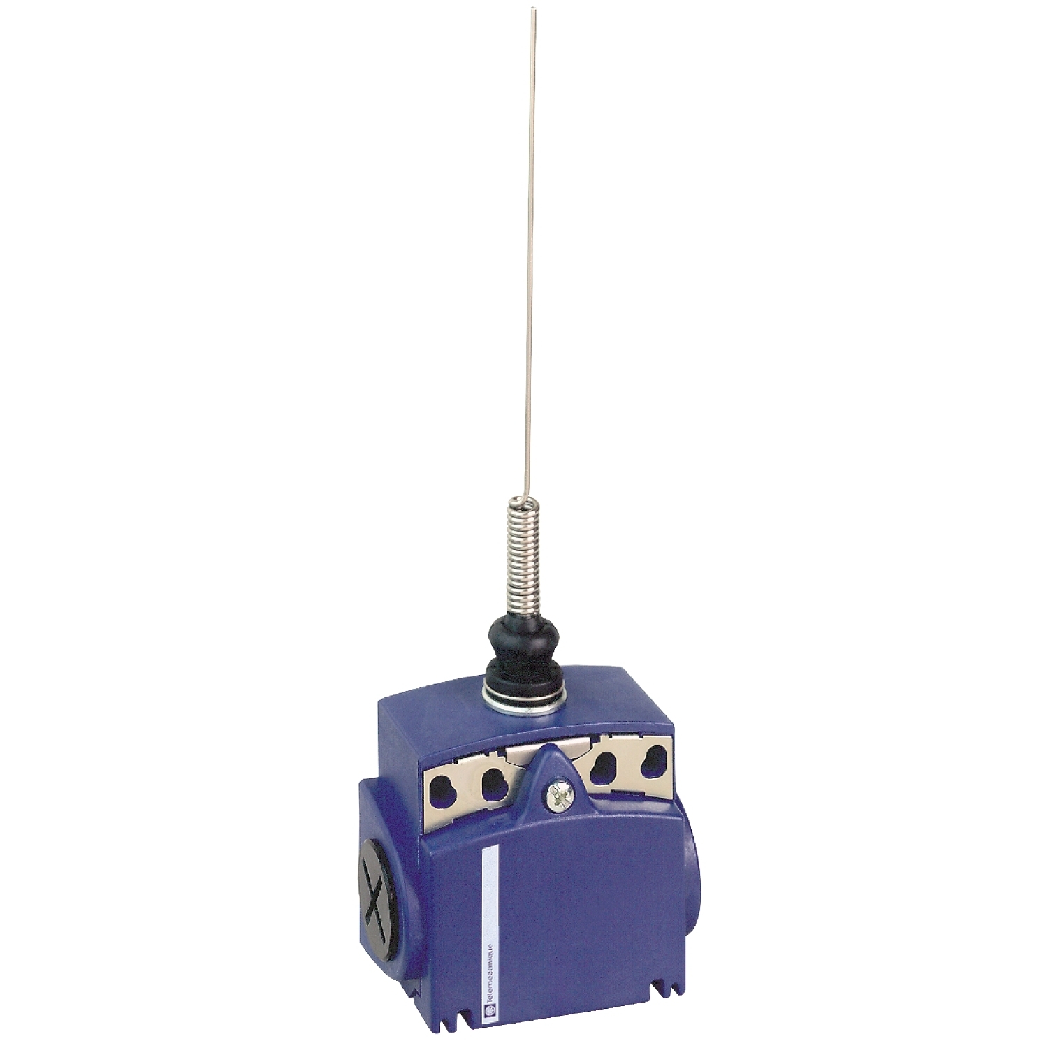 XCKT2106N12 OsiSense XC Standard Format Fixed Limit Switch, 250 V DC/240 V AC, 10 A, Cats Whisker Spring Return Actuator, 1NO-1NC Contact, 2 Poles