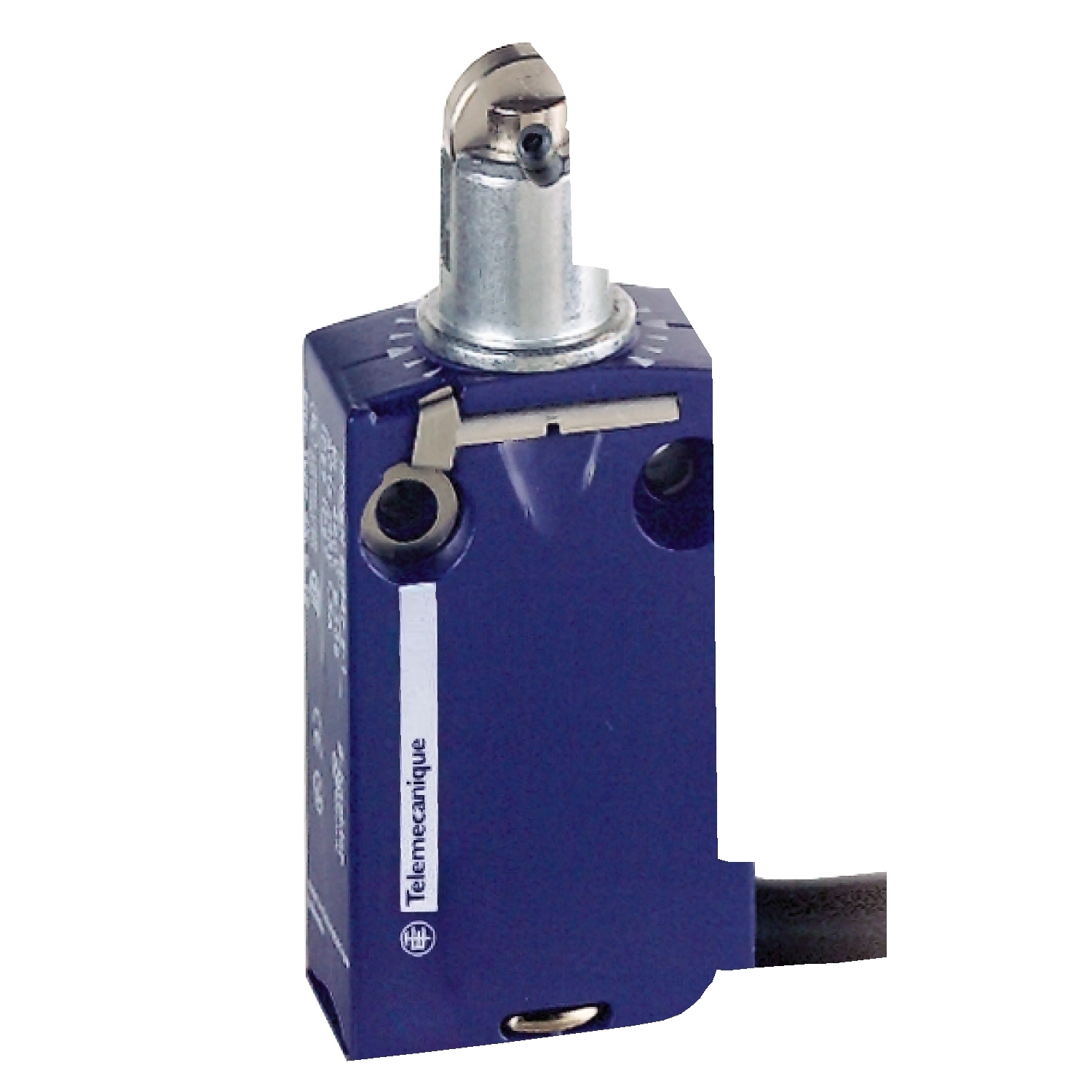 XCMD2102L1 XCMD Fixed Standard Plunger Actuated Limit Switch, 240 V AC/250 V DC, 6 A, Spring Return Roller Plunger Actuator, 1NO-1NC Contact, 2 Poles