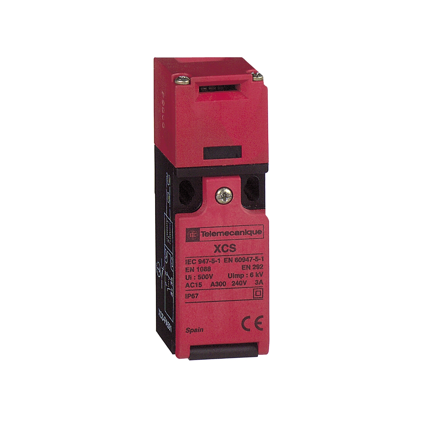 XCSPA592 Preventa Turret Head Safety Interlock Switch, 300 V AC, 10 A, 2 Poles