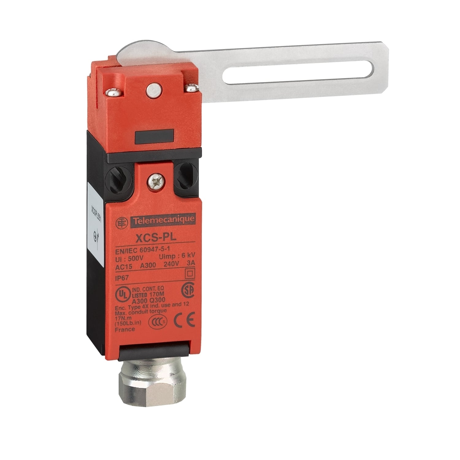 XCSPL763 Preventa Guard Interlock Switch, 240 V AC/250 V DC, 10 A, 2 Poles