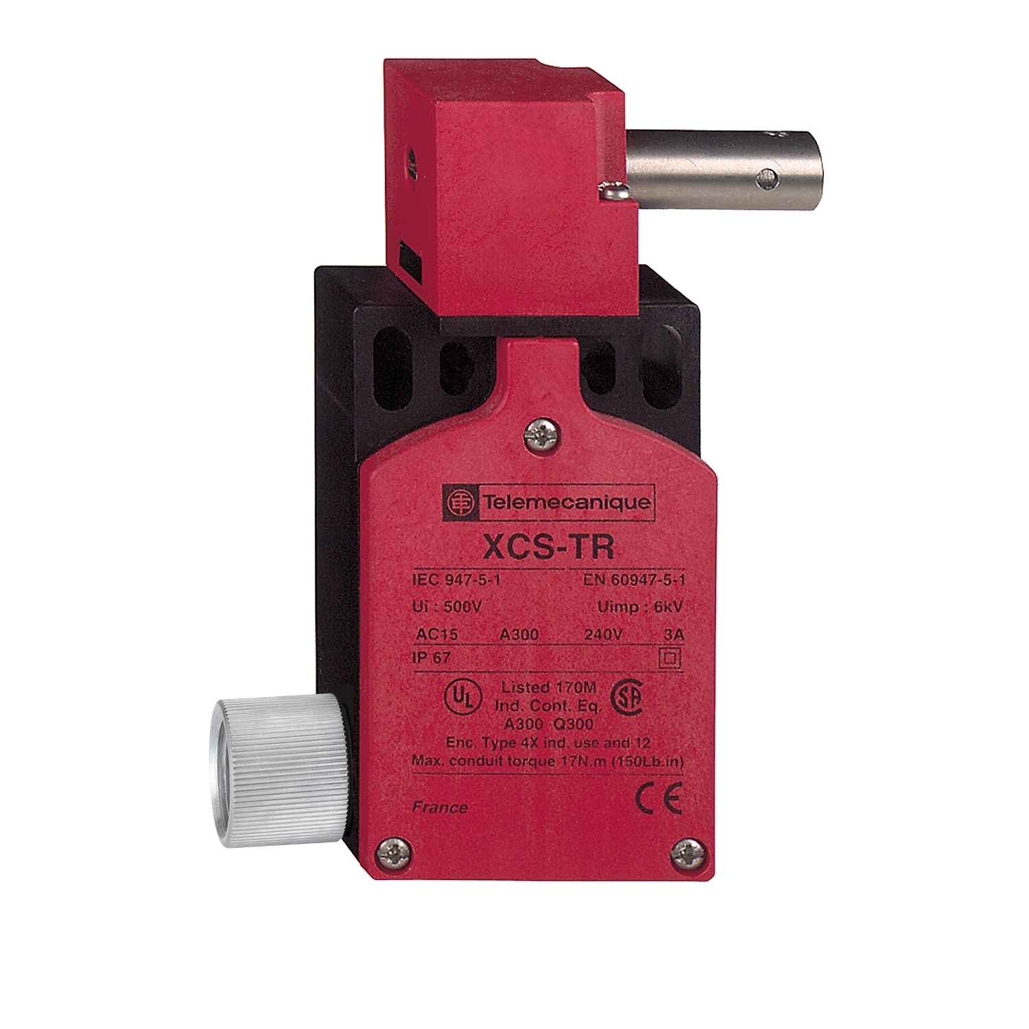 XCSTR753 Preventa 3-Pole Guard Safety Interlock Switch, 300 V AC, 6 A, 3 Poles