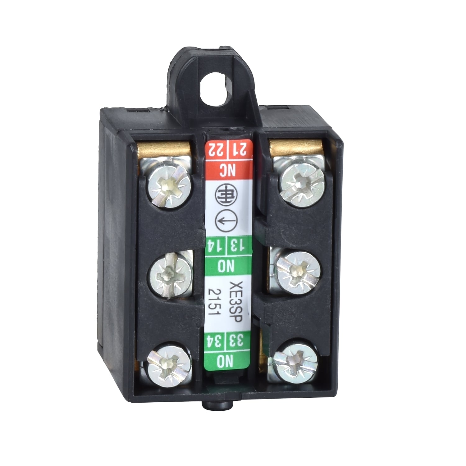 XE3SP2151 OsiSense XC Contact Block, 2NO-1NC Contact, For Use With Standard Format XCKD, XCKP, XCKM, XCKJ, XCKL and XCKS Series Limit Switch, 3 A at 240 V AC Contact