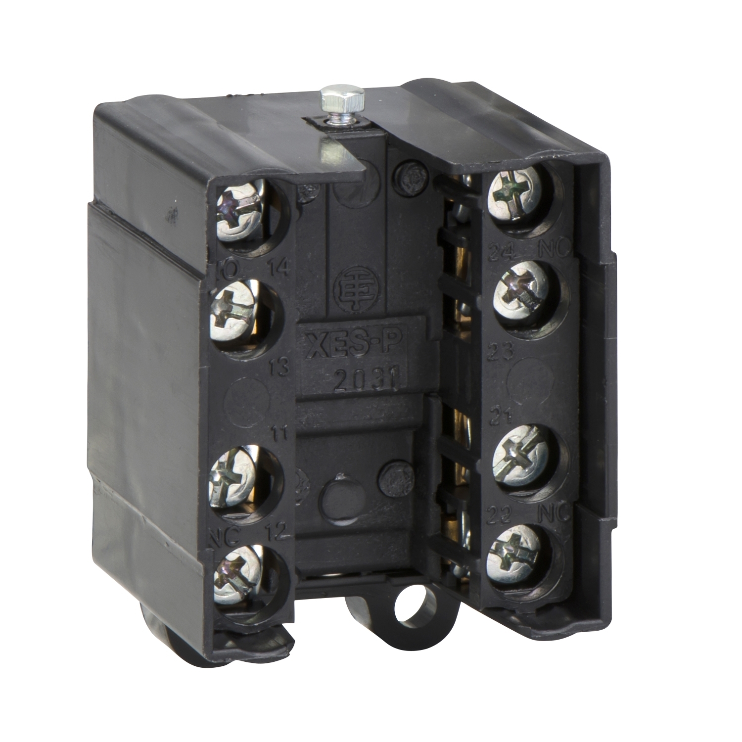XESP2031 OsiSense 2-Pole Limit Switch Contact Block, 2NO-2NC Contact, For Use With XCKJ Series Standard Format Limit Switch, 3 A at 240 V AC Contact