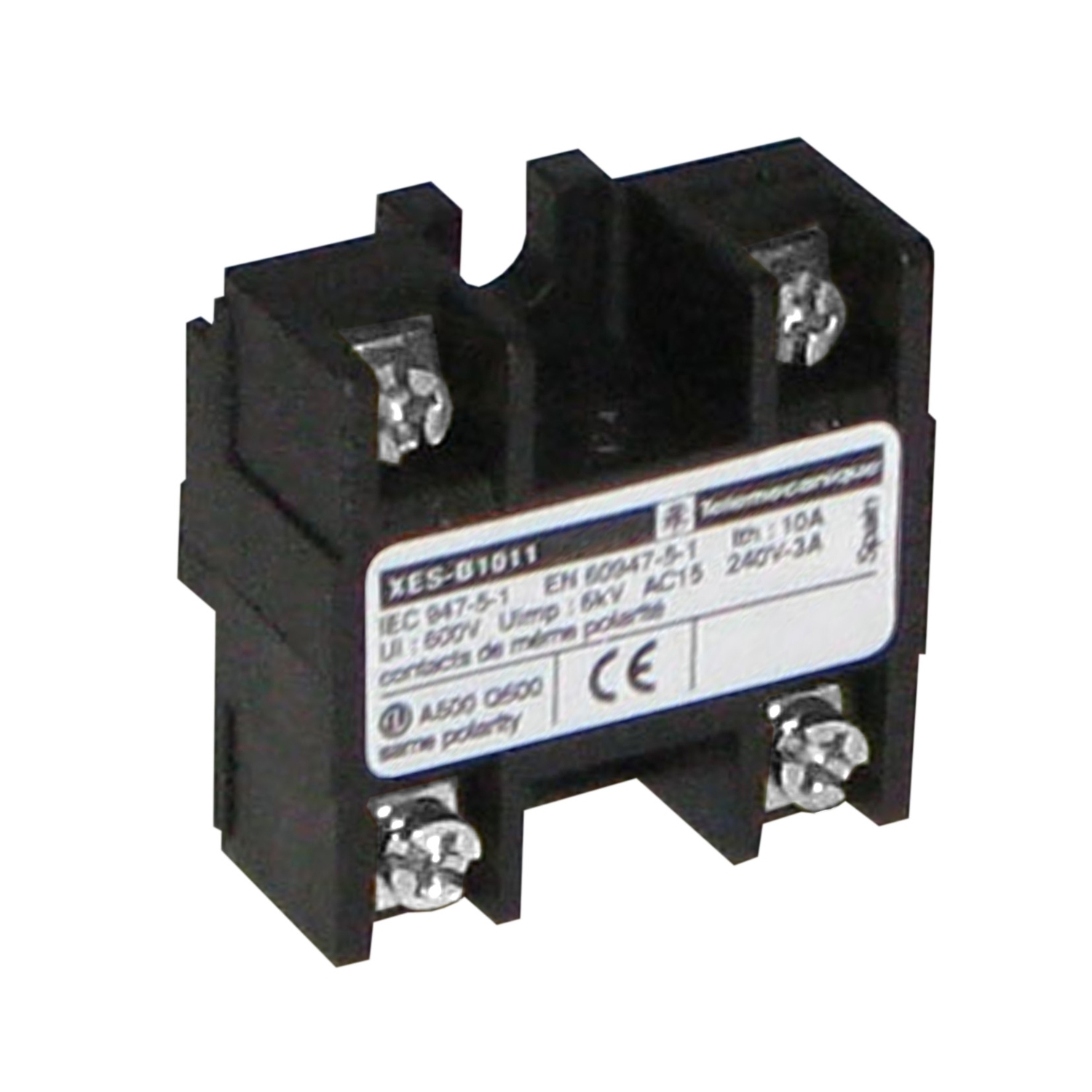 XESP2051 XESP Limit Switch Contact Block, 1CO Contact, For Use With XCKJ Series Limit Switch, 10 A at 600 V AC Contact