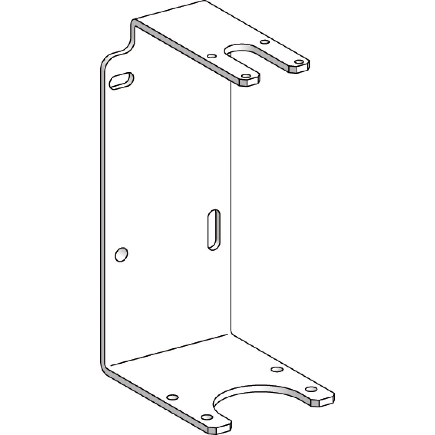 XMLZL006 OsiSense XM XM Series Rear Fixing Bracket, For Use With XMLD001/XMLB001/XMLBL35/XMLC001 Pressure Switch