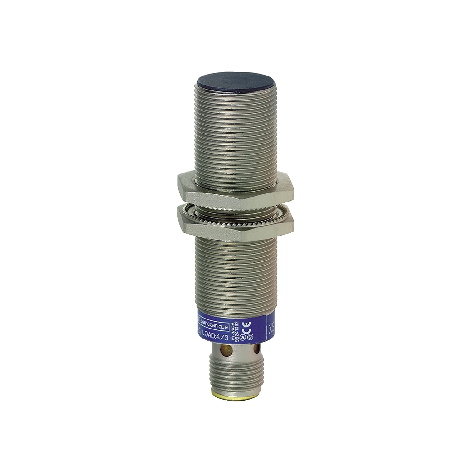 XS1M18MA250A OsiSense XS Fixed Cylindrical Probe Proximity Sensor, Inductive, Discrete Output, 1NO Contact, 24 to 240 V AC/24 to 210 V DC