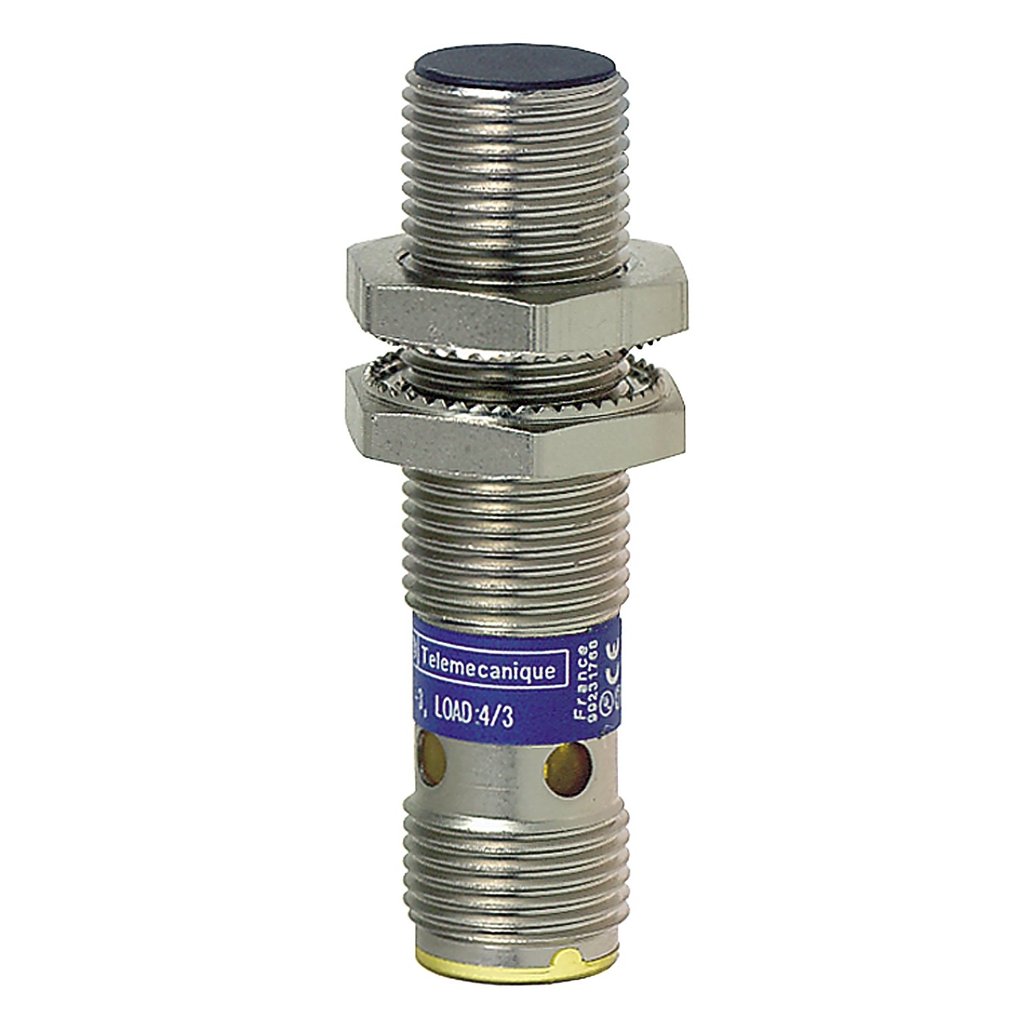 XS1N12PB349D OsiSense XS Fixed Cylindrical Proximity Sensor, Inductive, PNP Output, 1NC Contact, 10 to 36/12 to 24 V DC