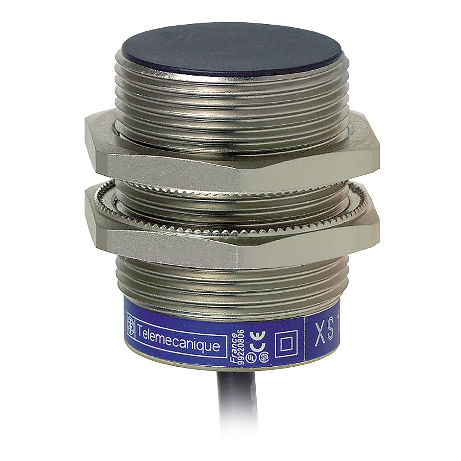XS1N30PC410 OsiSense XS1 Series Cylindrical Fixed Form Proximity Sensor, Inductive, PNP/Discrete Output, 1NC-1NO Contact, 12 to 24 V DC