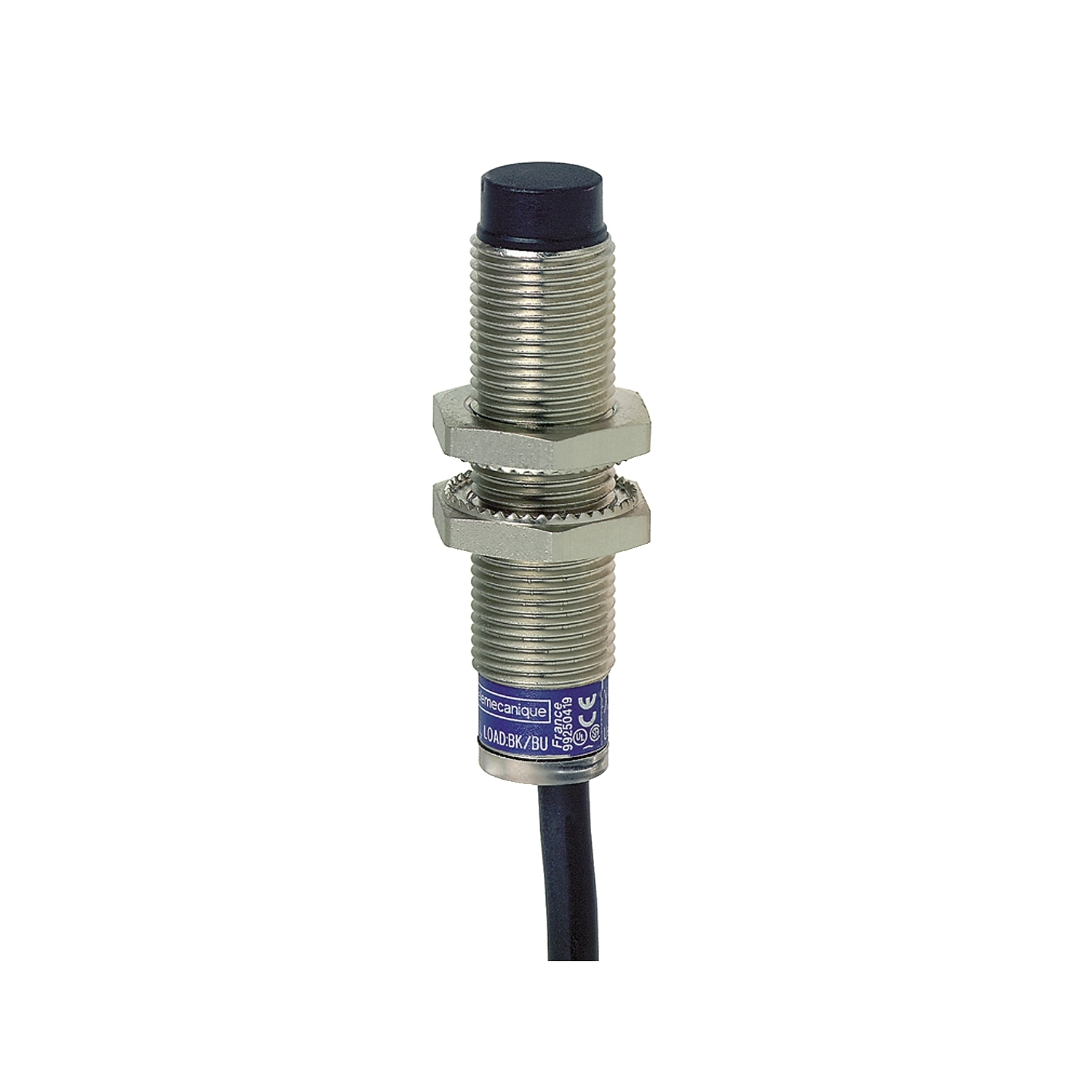 XS2M12KP340 OsiSense XS2 Series Cylindrical Fixed Form Proximity Sensor, Inductive, NPN/PNP/Discrete Output, 1NO-1NC Programmable Contact, 12 to 24 V DC