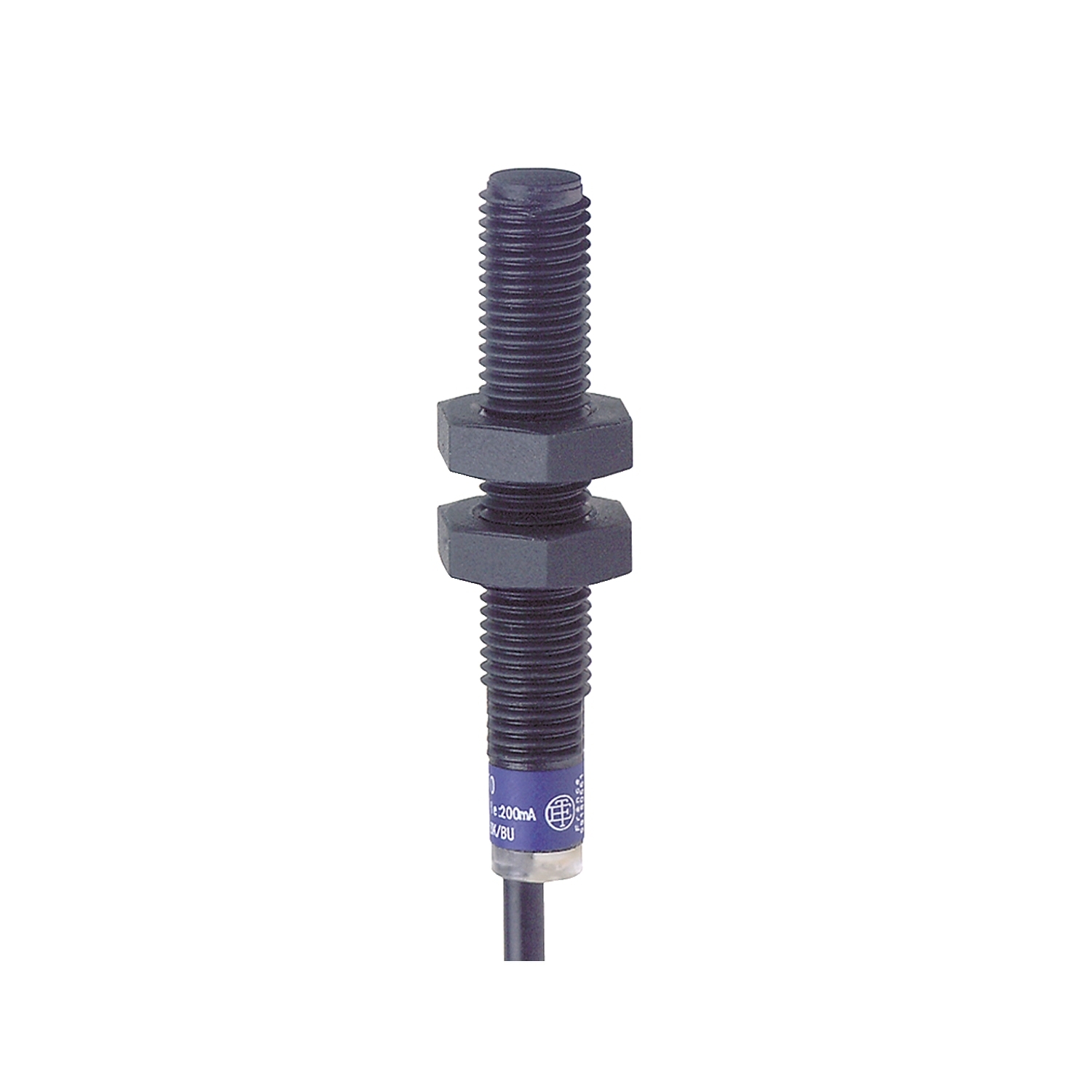 XS4P08MA230 OsiSense Fixed Cylindrical Probe Proximity Sensor, Inductive, 1NO Contact, 20 to 264/24 to 240 V AC/DC