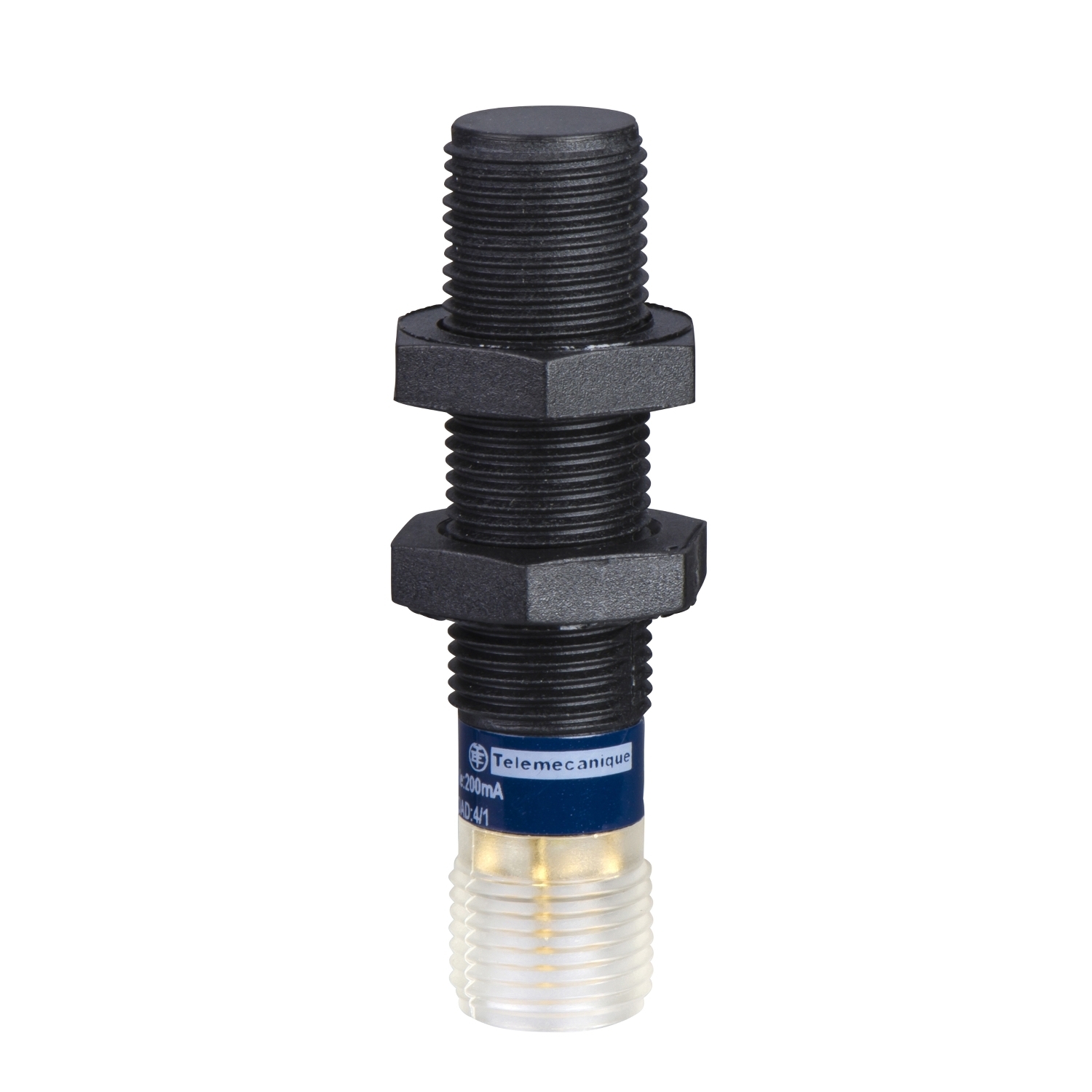 XS4P12PA370D OsiSense Fixed Cylindrical Probe Proximity Sensor With Reverse Polarity Protection, Inductive, PNP Output, 1NO Contact, 10 to 58/12 to 48 V DC