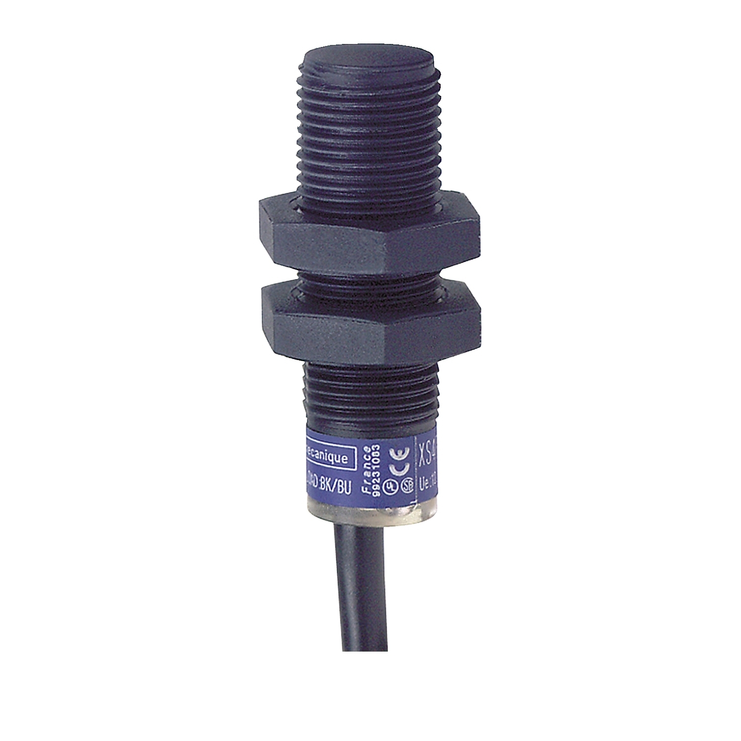 XS4P12PC410 OsiSense XS4 Series Cylindrical Fixed Form Proximity Sensor, Inductive, Discrete/PNP Output, 1NO-1NC Contact, 12 to 24 V DC