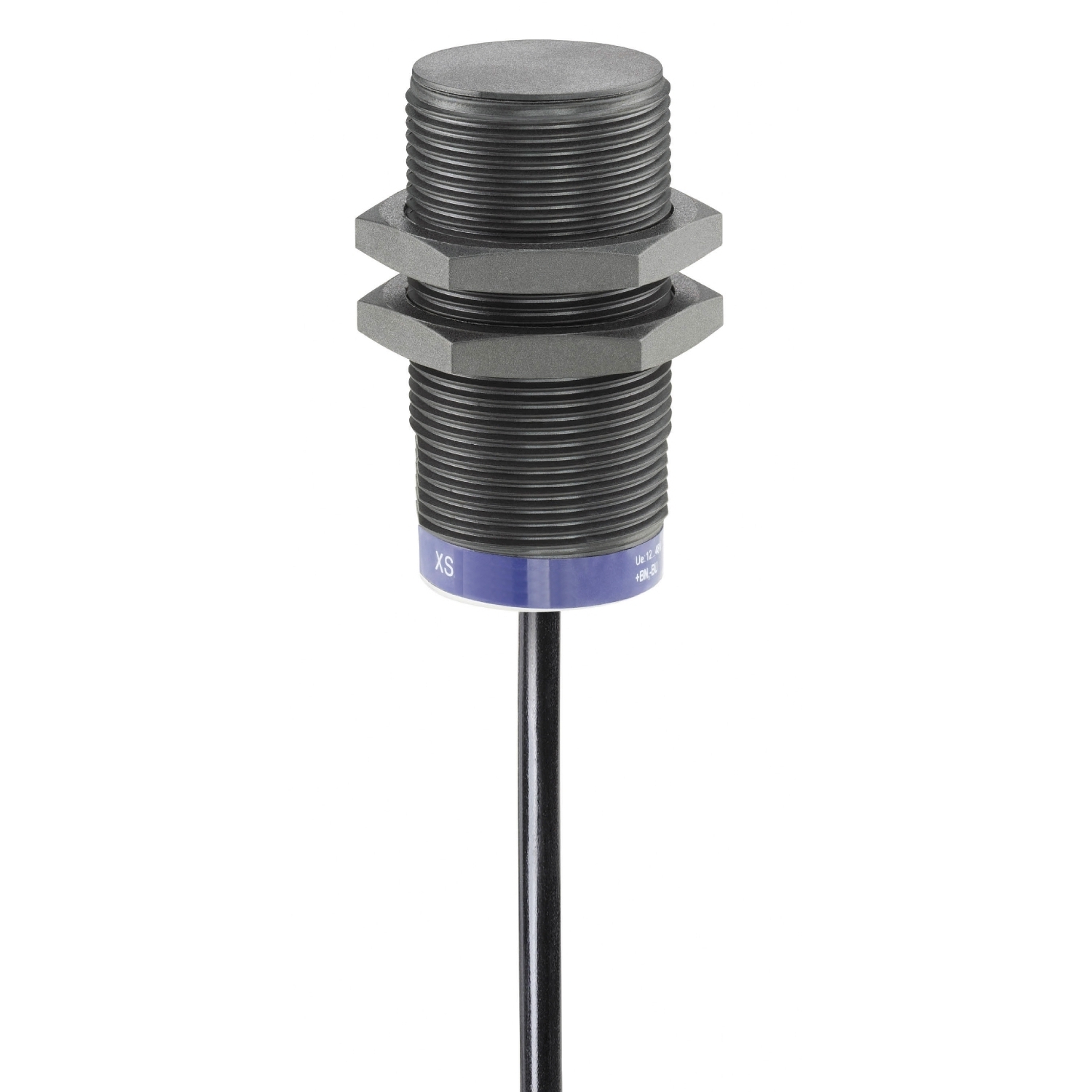 XS4P18AB120 OsiSense XS Fixed Cylindrical Proximity Sensor, Inductive, 1NC Contact, 10 to 38/12 to 24 V DC