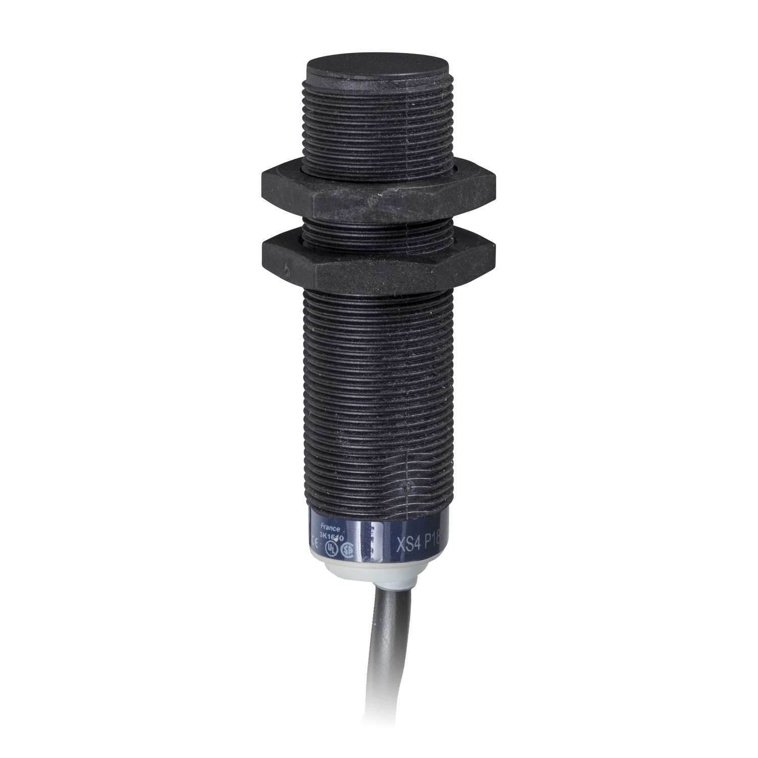 XS4P18MB230 OsiSense XS Fixed Cylindrical Proximity Sensor, Inductive, Discrete Output, 1NC Contact, 20 to 264 V AC/24 to 240 V DC