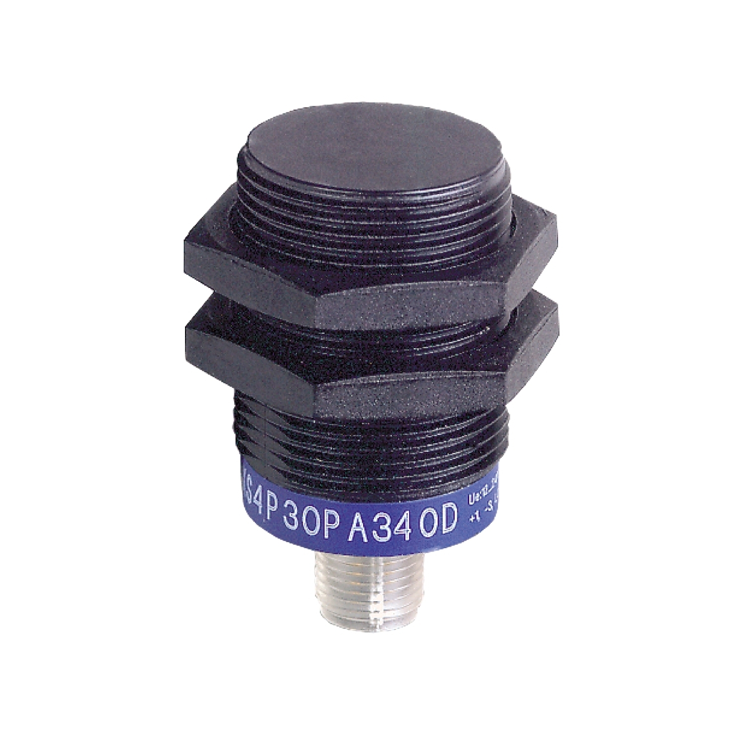 XS4P30KP340D OsiSense XS4 Series Cylindrical Fixed Form Proximity Sensor, Inductive, NPN/PNP/Discrete Output, 1NO-1NC Programmable Contact, 12 to 24 V DC
