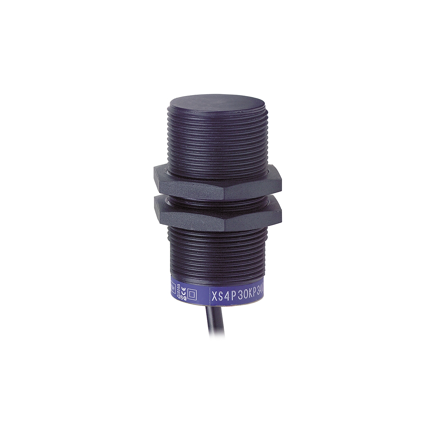 XS4P30MA230 OsiSense XS Fixed Cylindrical Proximity Sensor, Inductive, Discrete Output, 1NO Contact, 20 to 264/24 to 240 V AC/DC