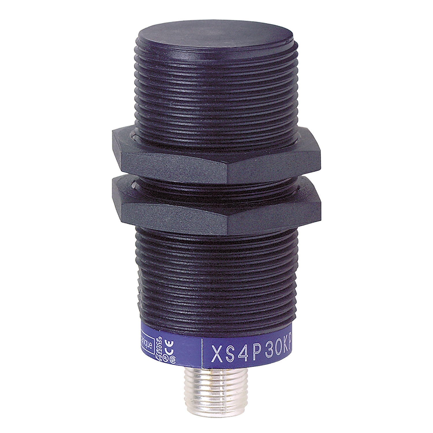 XS4P30MA230K OsiSense XS 2-Wire Fixed Cylindrical Non-Shielded Tubular Inductive Proximity Sensor, Inductive, NPN/Discrete Output, 1NO Contact, 24 to 240 V AC/DC