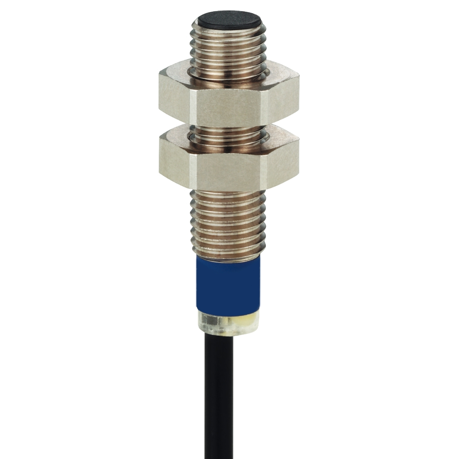 XS508BLPAL2 OsiSense XS Fixed Cylindrical Long Case Proximity Sensor With Reverse Polarity Protection, Inductive, PNP Output, 1NO Contact, 10 to 58/12 to 48 V DC