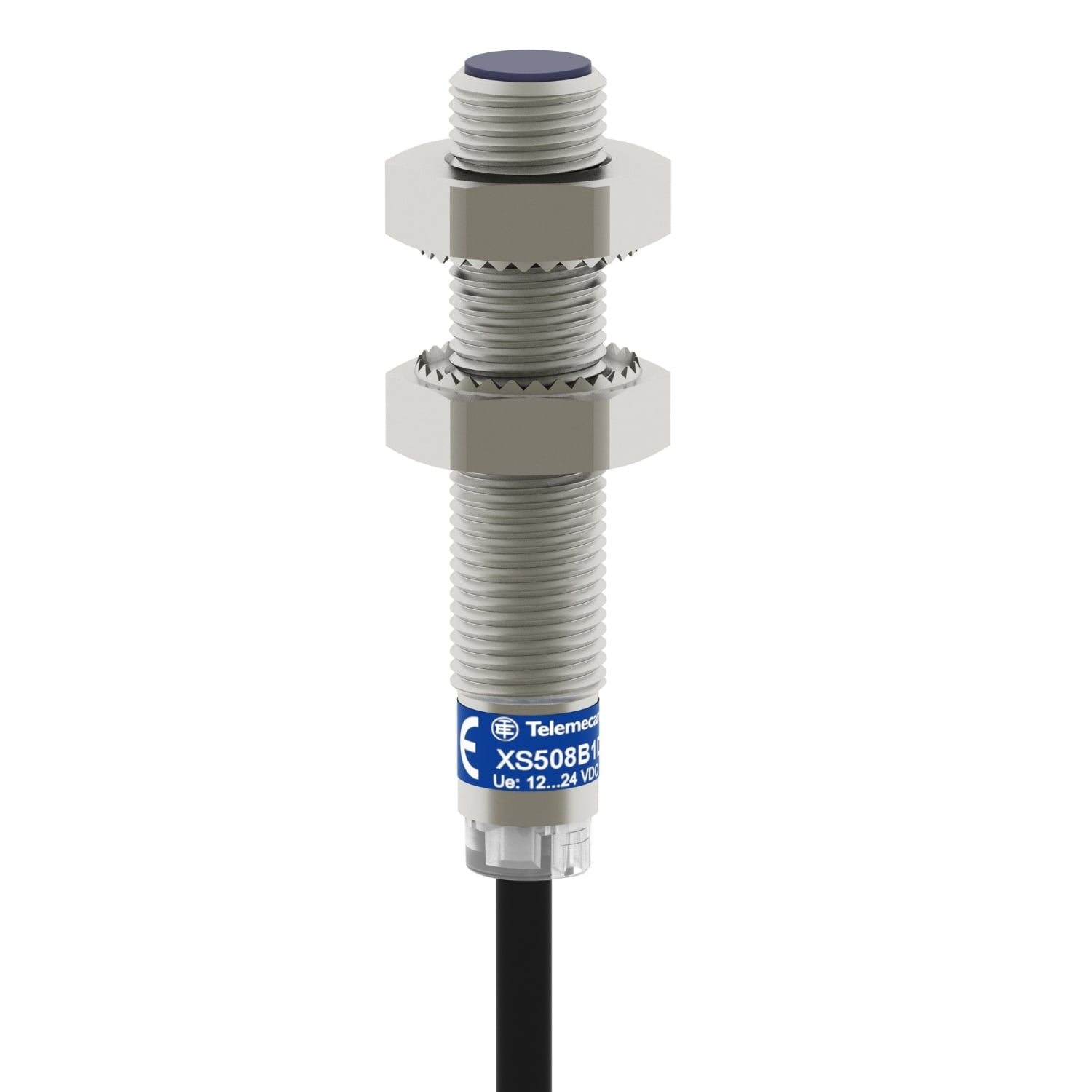 XS608B1NBL2 Osiprox OsiSense XS Fixed Cylindrical Long Case Proximity Sensor With Reverse Polarity Protection, Inductive, NPN Output, 1NC Contact, 10 to 58/12 to 48 V DC