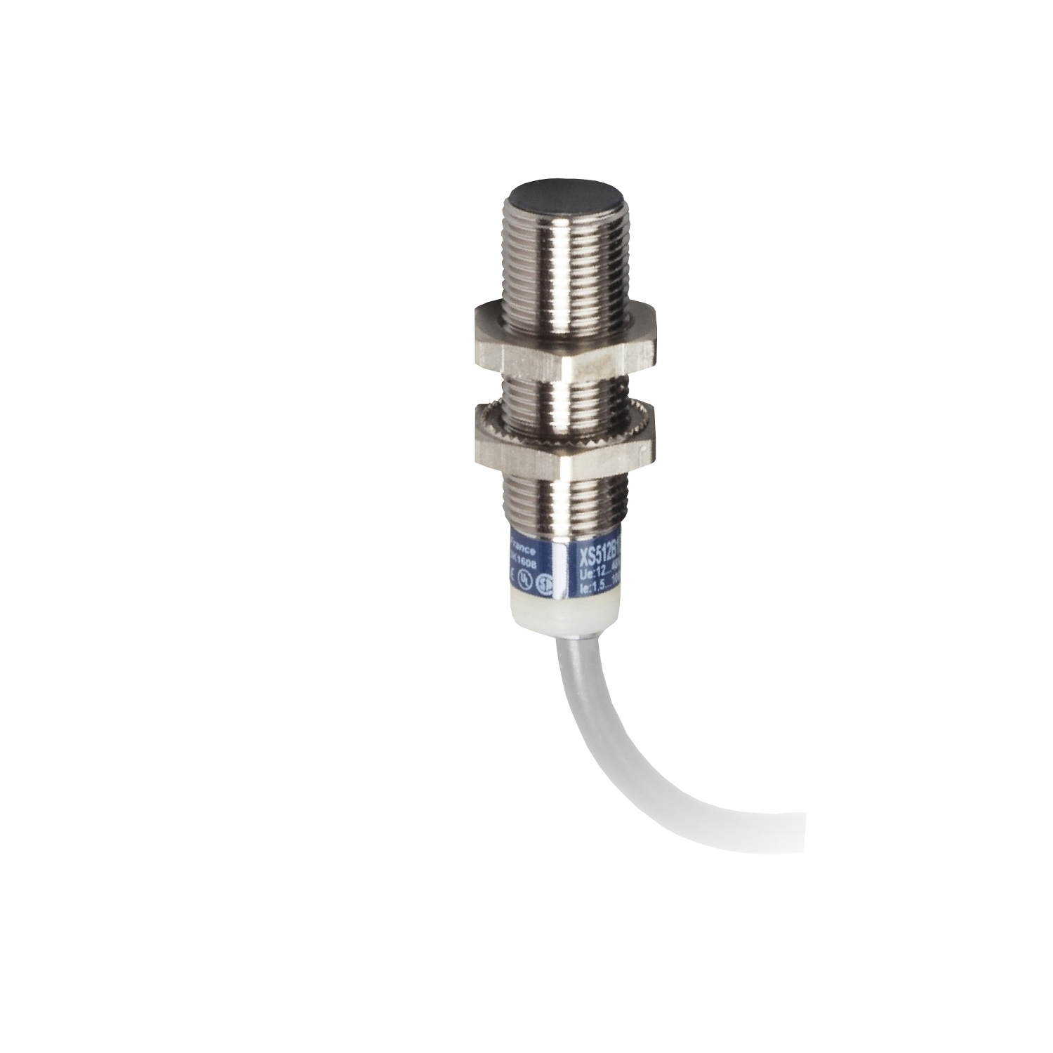 XS612B3DAL2 OsiSense XS6 Series Cylindrical Fixed Form Proximity Sensor, Inductive, Discrete Output, 1NO Contact, 12 to 24 V DC