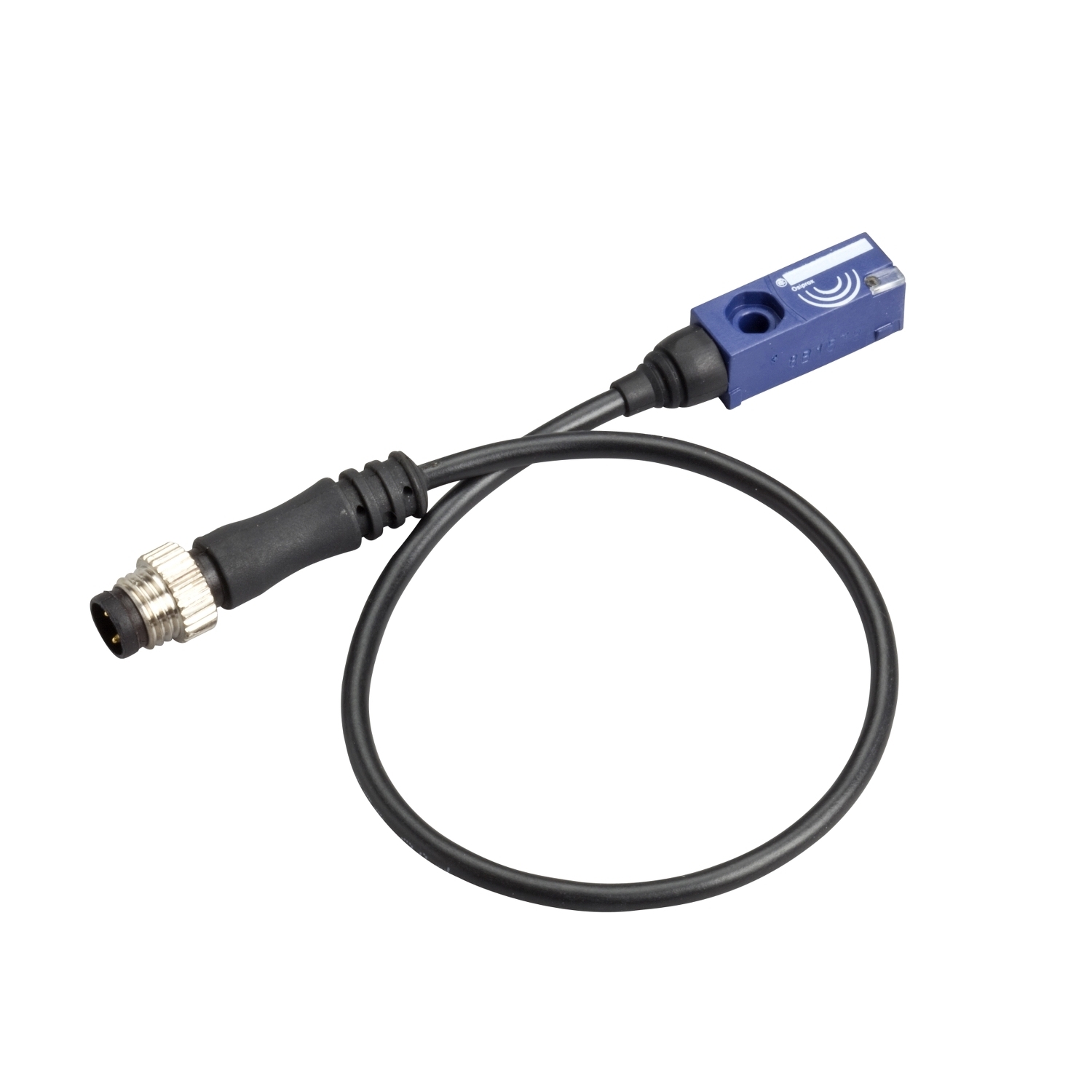 XS7J1A1PAL01M8 OsiSense XS 3-Wire Fixed Flat Optimum Rectangular Standard Inductive Proximity Sensor, Inductive, PNP/Discrete Output, 1NO Contact, 12 to 24 V DC