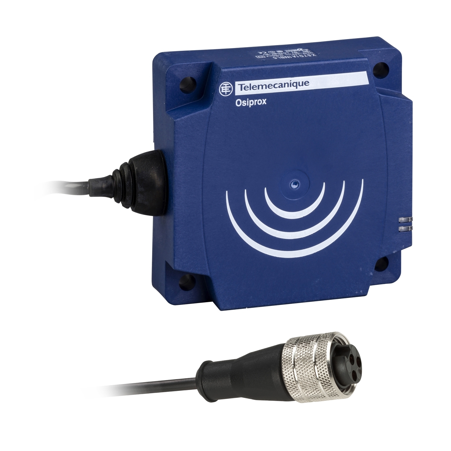 XS8D1A1MAU20 Osiprox OsiSense XS Fixed Flat Form Proximity Sensor, Inductive, Discrete Output, 1NO Contact, 20 to 264 V AC/24 to 240 V DC