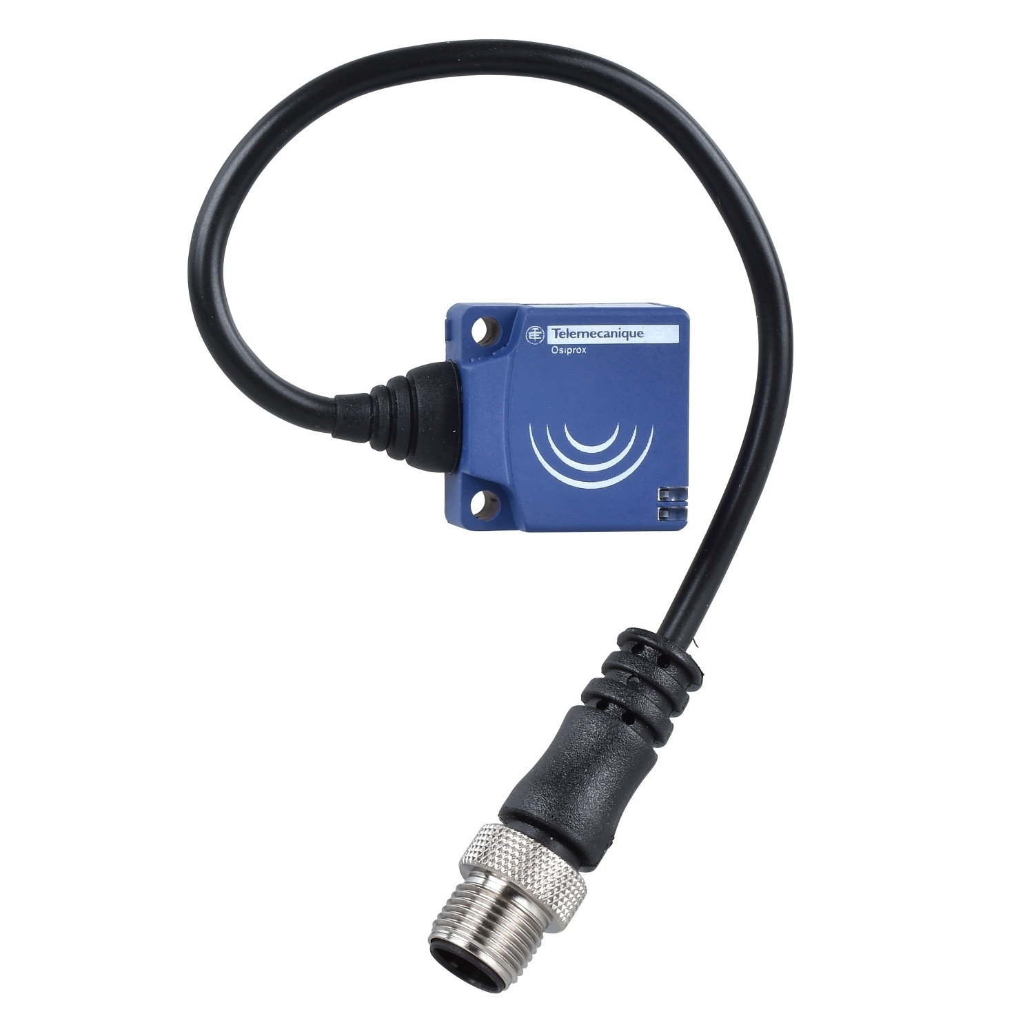 XS8E1A1PAL01M12 Osiprox OsiSense XS Fixed Flat Form Proximity Sensor With Reverse Polarity Protection, Inductive, PNP Output, 1NO Contact, 10 to 36/12 to 24 V DC