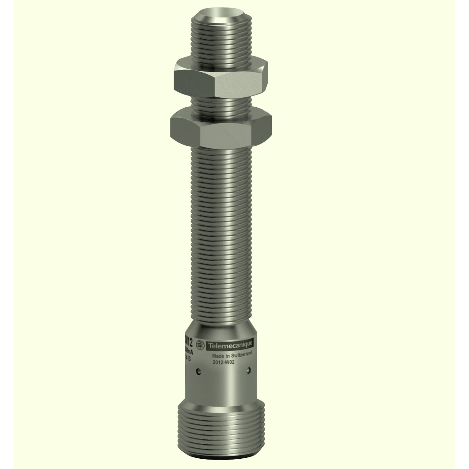 XS908R1PAM12 OsiSense XS Cylindrical Proximity Sensor With Reverse Polarity Protection, Inductive, PNP Output, 1NO Contact, 10 to 30/12 to 24 V DC
