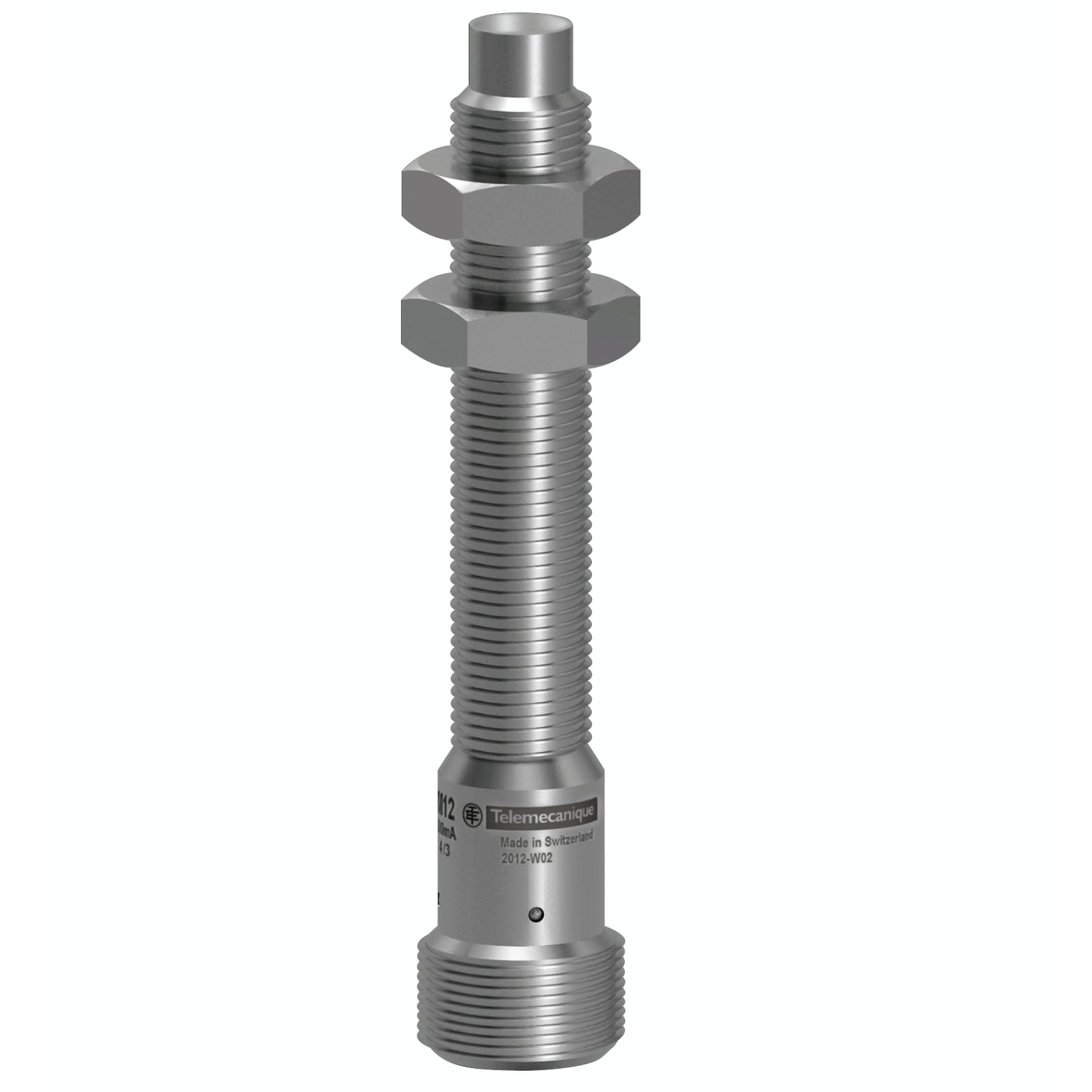 XS908R4PAM12 OsiSense XS XS9 Series 1-Piece Cylindrical Proximity Sensor, Inductive, PNP Output, 1NO Contact, 12 to 24 V DC