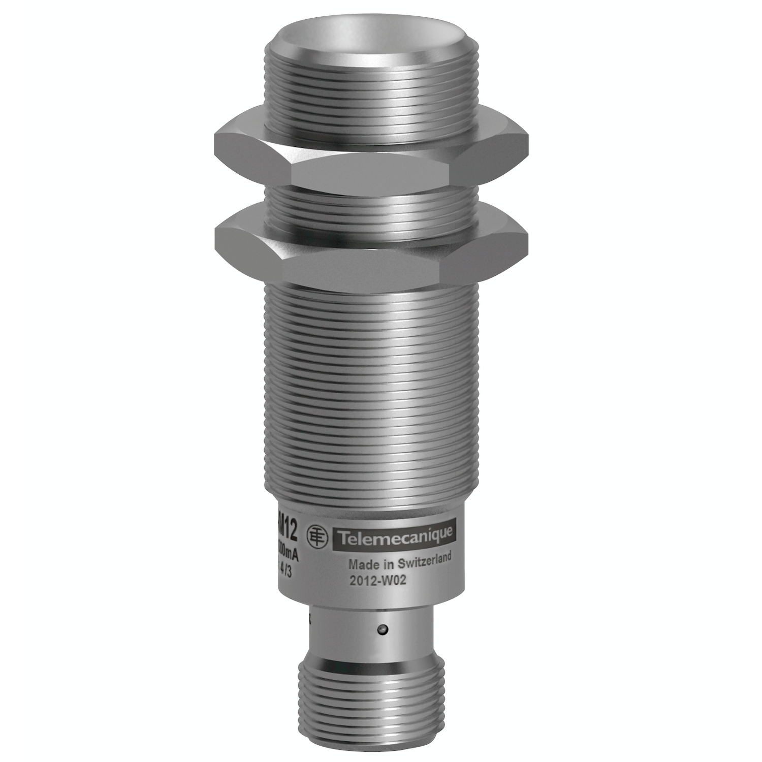 XS918R1PAM12 OsiSense XS Cylindrical Proximity Sensor With Reverse Polarity Protection, Inductive, PNP Output, 1NO Contact, 10 to 30/12 to 24 V DC