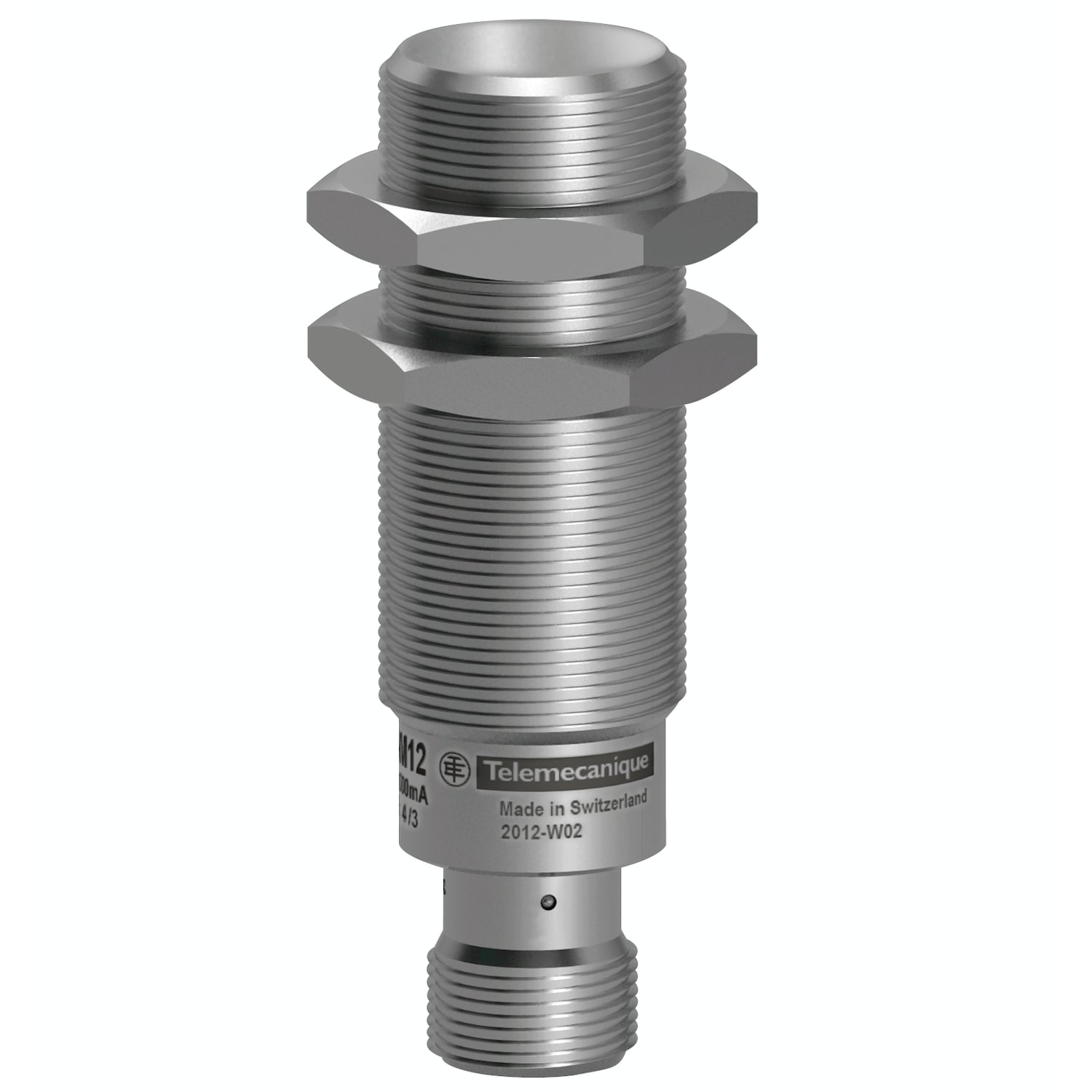 XS918RWPAM12 OsiSense XS XS9 Series 1-Piece Cylindrical Proximity Sensor, Inductive, PNP Output, 1NO Contact, 12 to 24 V DC