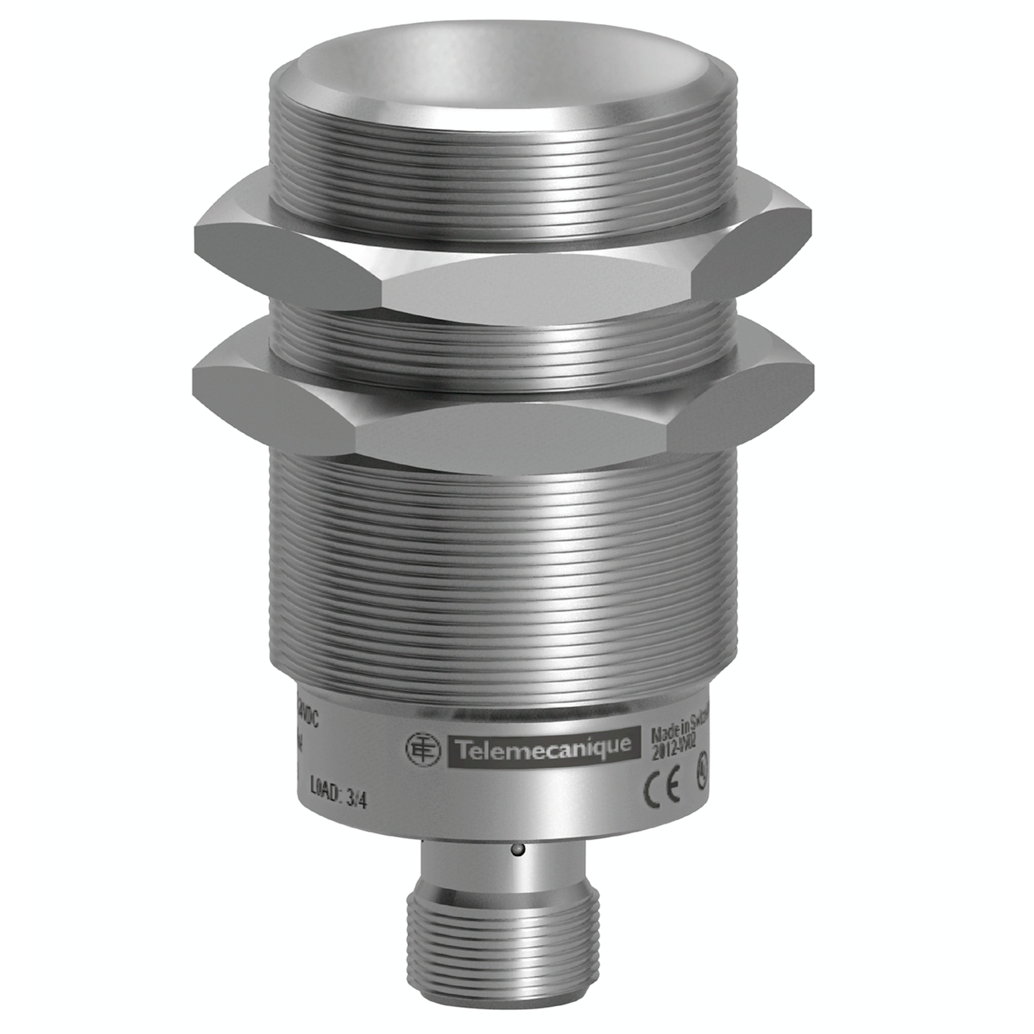 XS930R1PAM12 OsiSense XS Single Piece Inductive Sensor, Proximity Sensor, PNP/Discrete Output, 1NO Contact, 12 to 24 V DC