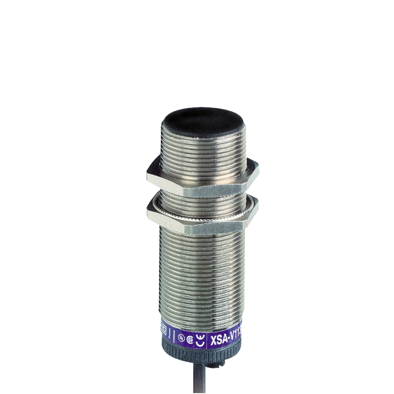 XSAV12801 OsiSense XS Fixed Cylindrical Proximity Sensor, Inductive, 1NC Contact, 20 to 264 V AC/DC, 24 to 240 V AC, 24 to 210 V DC