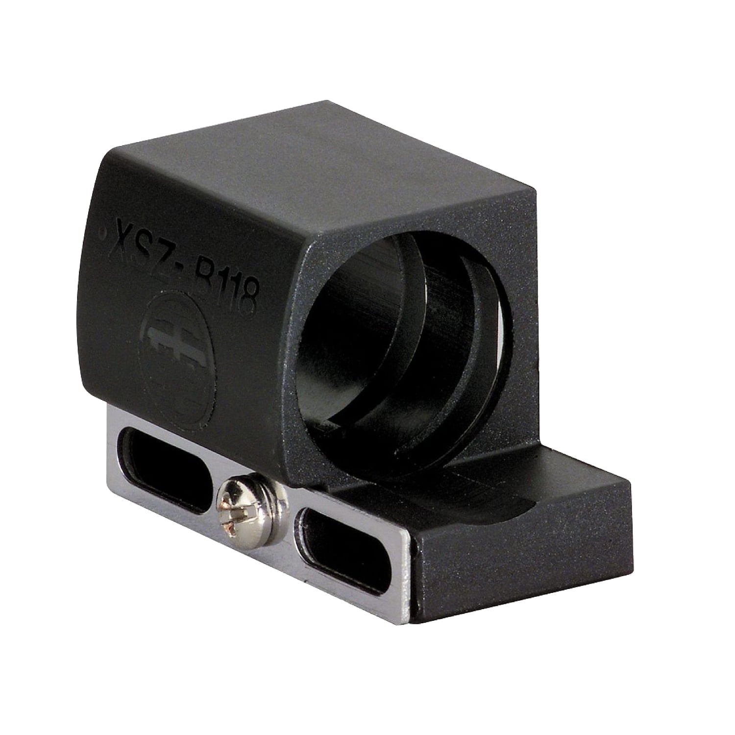 XSZB130 OsiSense Fixing Clamp With Indexing Pin, For Use With XS/XT Series M30 Cylindrical Inductive Sensor, Plastic