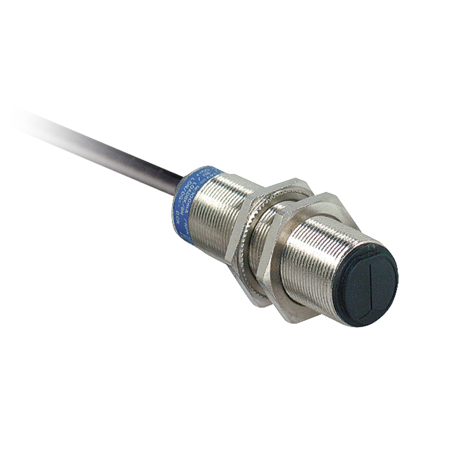 XU2M18MA230 OsiSense XU 2-Wire Axial Photoelectric Sensor, M18 Cylindrical Shape, 20 m, Infrared Sensing Beam, 20 ms Response, Solid State 1NO Output