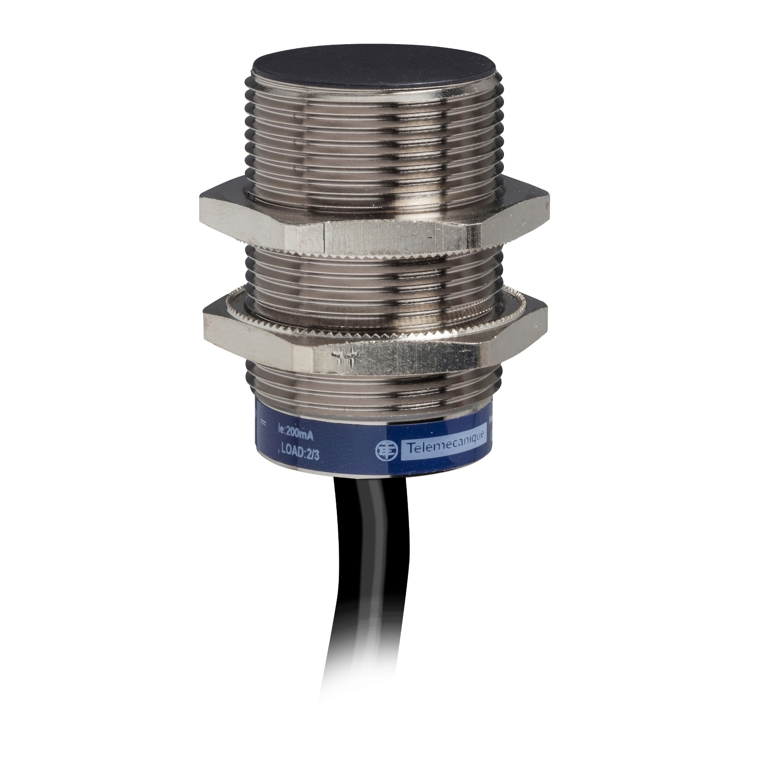 XUAH0515 OsiSense XU XUA Series Photoelectric Sensor, Cylindrical Shape, 0.05 m, Infrared Sensing Beam, 0.5 ms Response, PNP 1NO Output