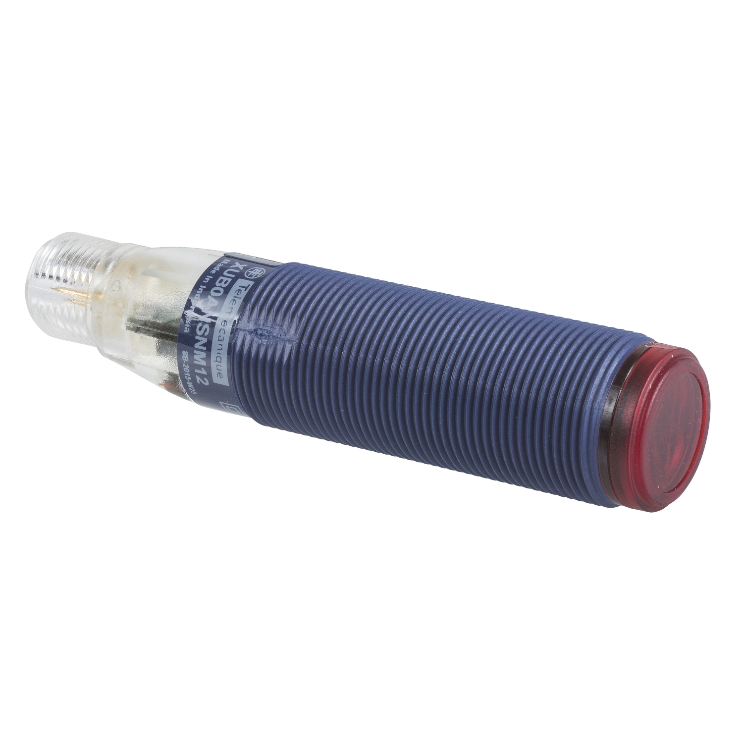 XUB1ANANM12 OsiSense XU Simply Easy 3-Wire Axial Photoelectric Sensor, M18 Cylindrical Shape, 5.5 m, Infrared Sensing Beam, 1 ms Response, NPN 1NO Output