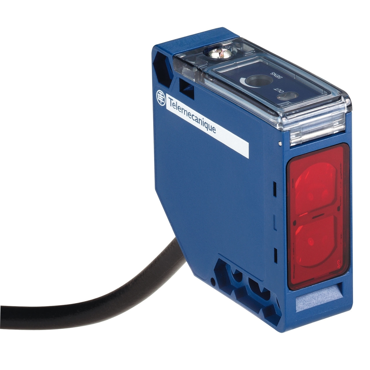 XUK9APBNL2 OsiSense XU 3-Wire Compact Singlemode Photoelectric Sensor, 6 m, Red Sensing Beam, 2 ms Response, PNP 1NC Output