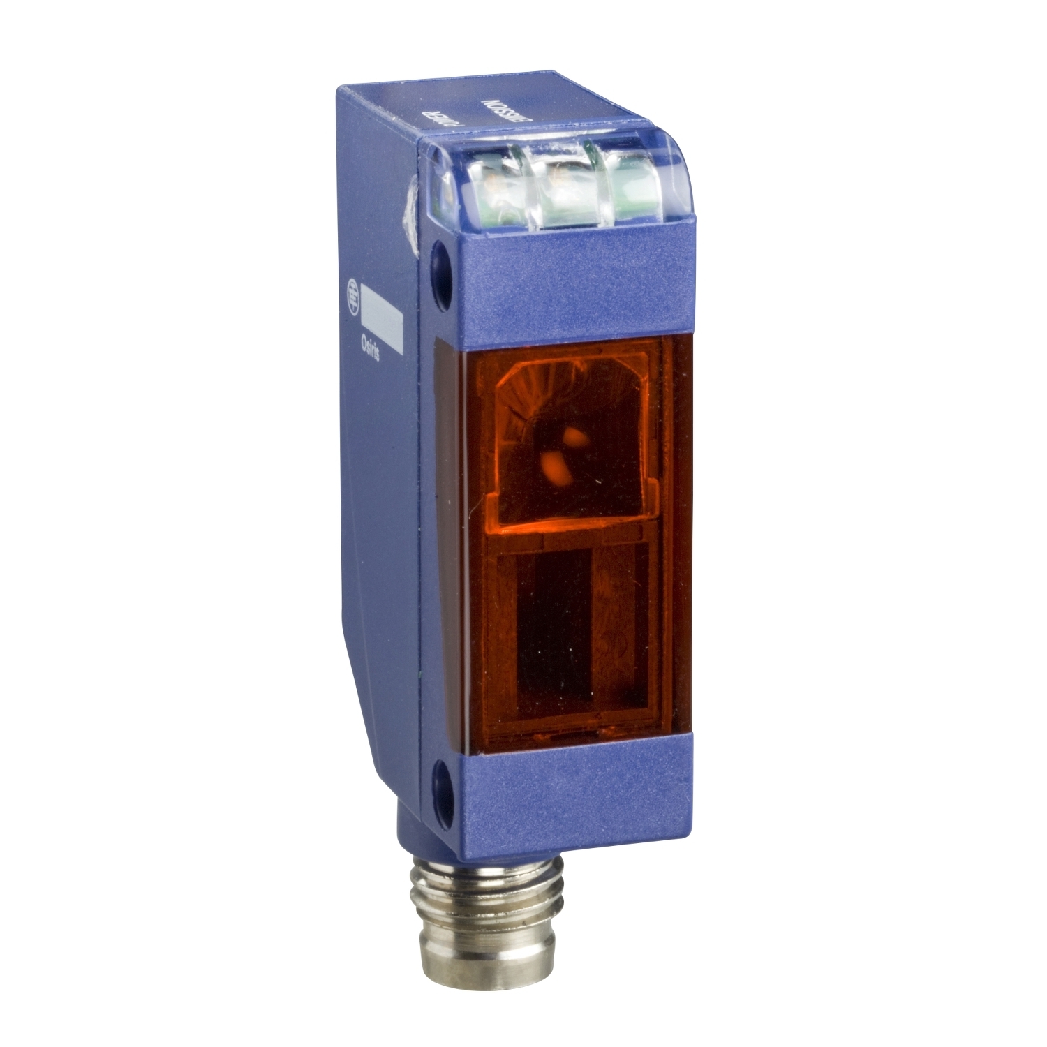 XUM0APSAM8 OsiSense XU Miniature Submersible Temporarily Photoelectric Sensor, Rectangle Shape, 14/0.1/0.55/4 m, Infrared Sensing Beam, 2 ms Response, PNP 1NO-1NC Output