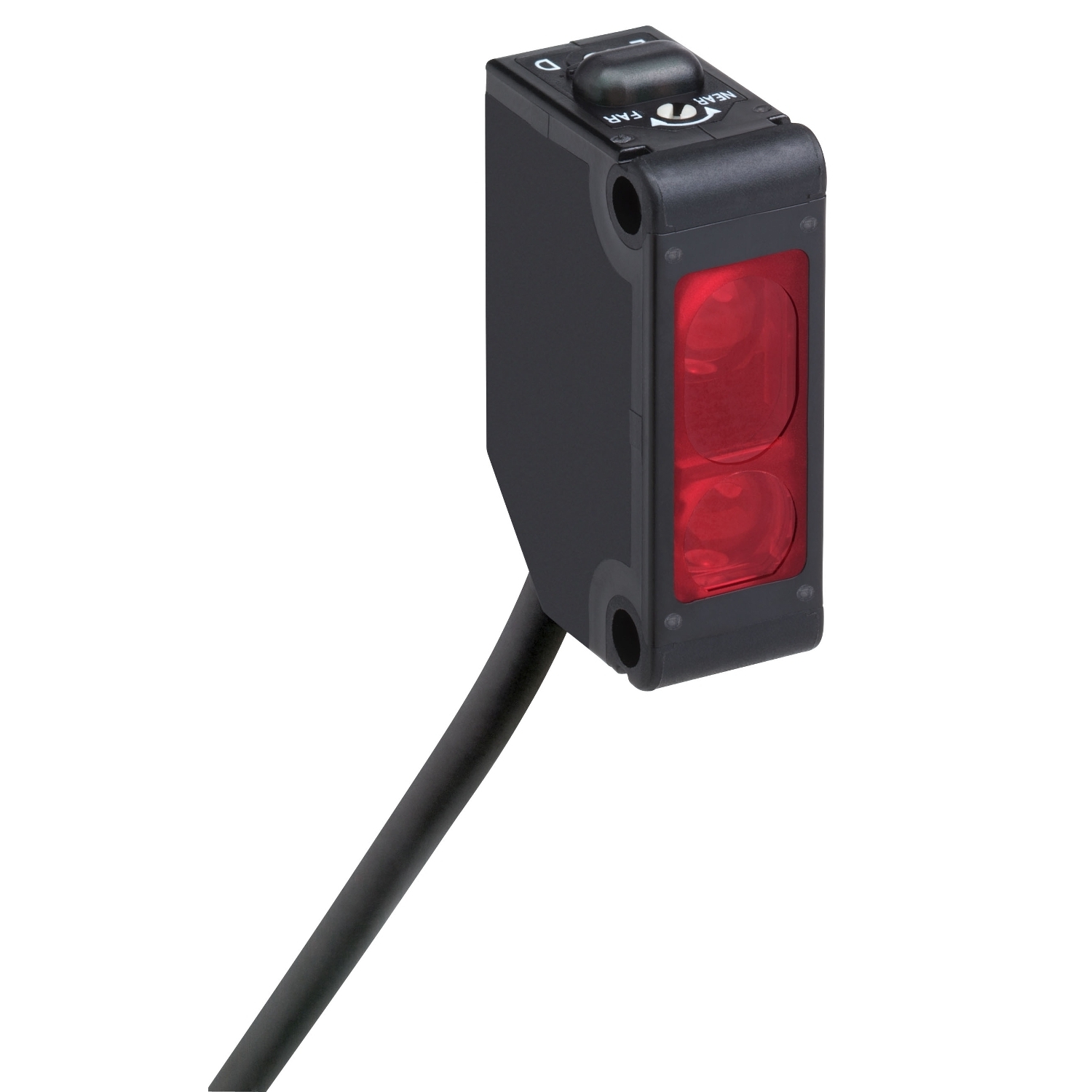 XUM8APCNL2 OsiSense XU XUM Series Singlemode Miniature Photoelectric Sensor, 0.3 m, Red Sensing Beam, 1 ms Response, PNP 1NO-1NC/Programmable Output