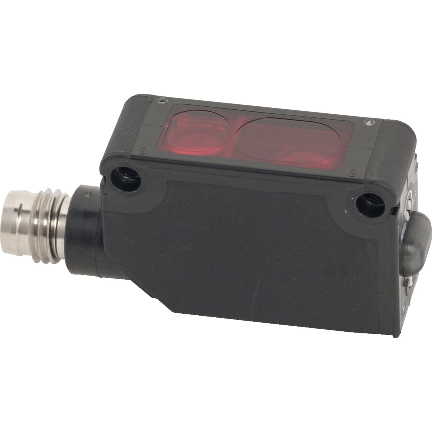 XUM8APCNM8 OsiSense XU Simply Easy 3-Wire Compact Miniature Photoelectric Sensor With Adjustable Background Suppression, Rectangle Shape, 0.3 m, Infrared Sensing Beam, <1 ms Response, PNP 1NO-1NC Output