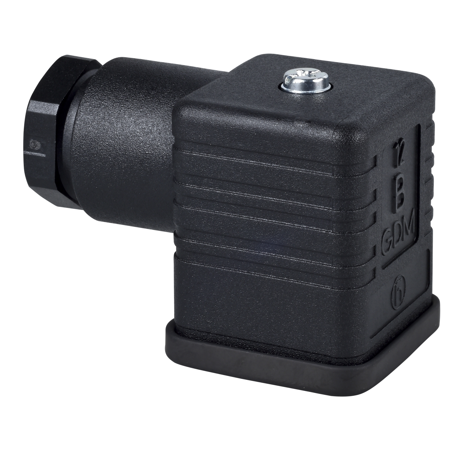 XZCC43FCP40B OsiSense 4-Pin Elbowed Female Cable Gland Connector, 250 V AC, 16 A, PG11 Cable