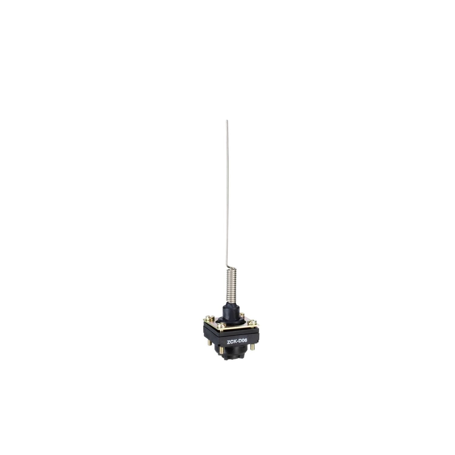 ZCKD06 OsiSense Heavy Duty Multi-Directional Limit Switch Head, Cat Whisker, For Use With XCKL-XCKM-XCKS, ZCKD Series Standard Format Limit Switch