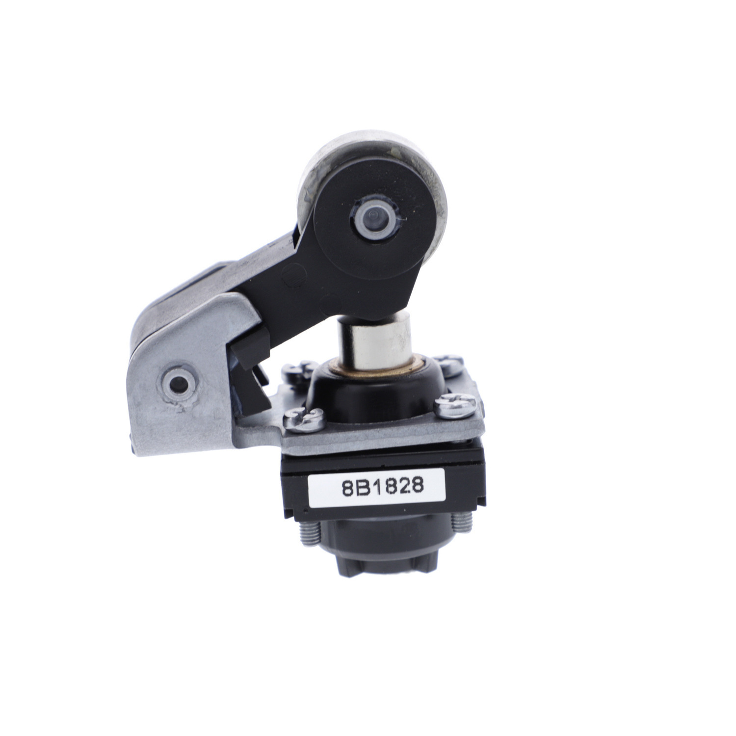 ZCKD23 OsiSense XC Limit Switch Rotary Head, 1-Direction Lateral Roller Lever Plunger, For Use With Standard Format XCKM and XCKL Series Limit Switch